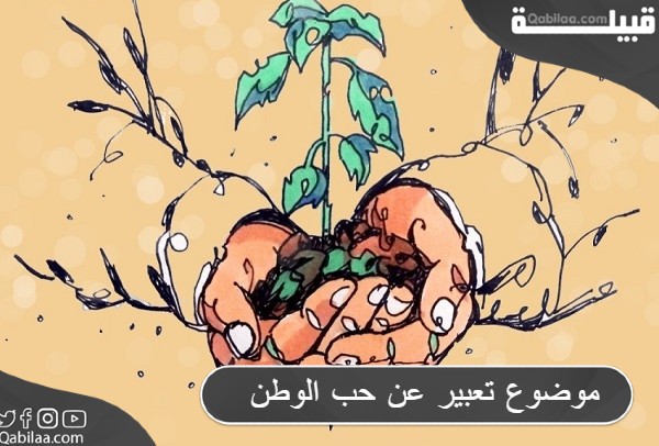 موضوع تعبير عن حب الوطن