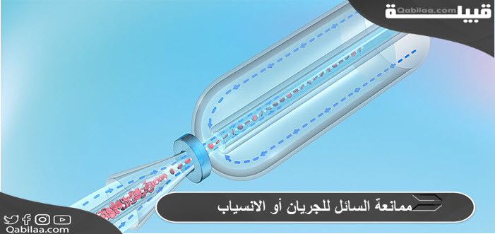 ممانعة السائل للجريان أو الانسياب