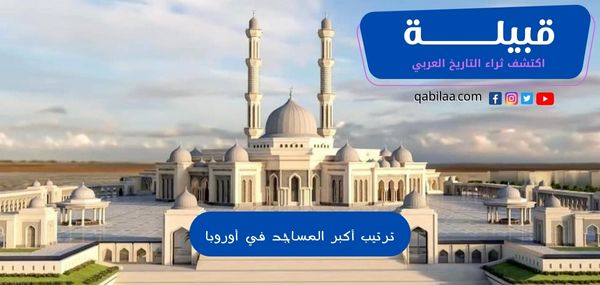 ترتيب أكبر المساجد في أوروبا