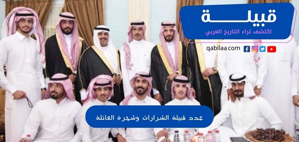 عدد قبيلة الشرارات وشجرة العائلة