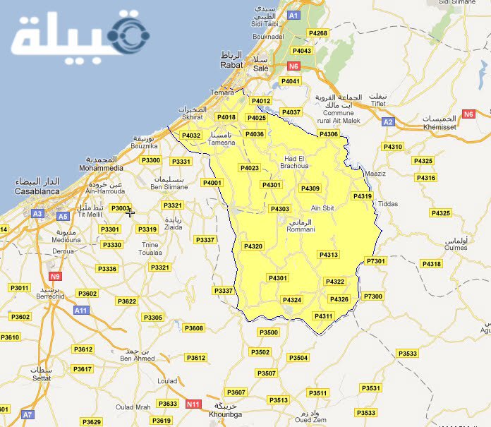 أين توجد منطقة زعير ؟