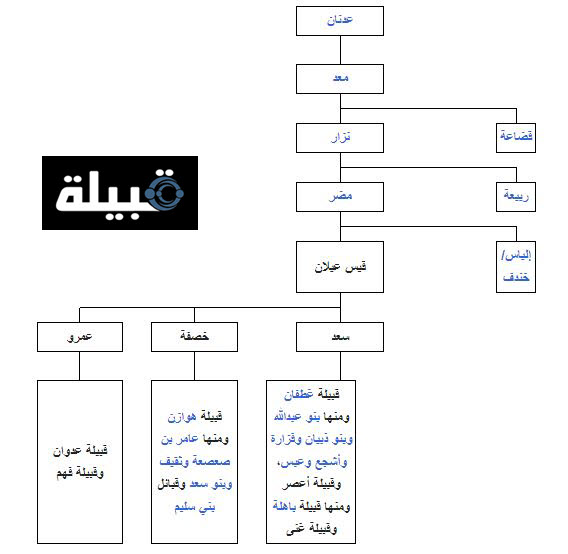 شجرة قيس عيلان