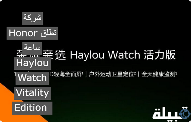 ساعة Haylou Watch Vitality Edition 