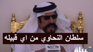 سلطان النحاوي من اي قبيله 